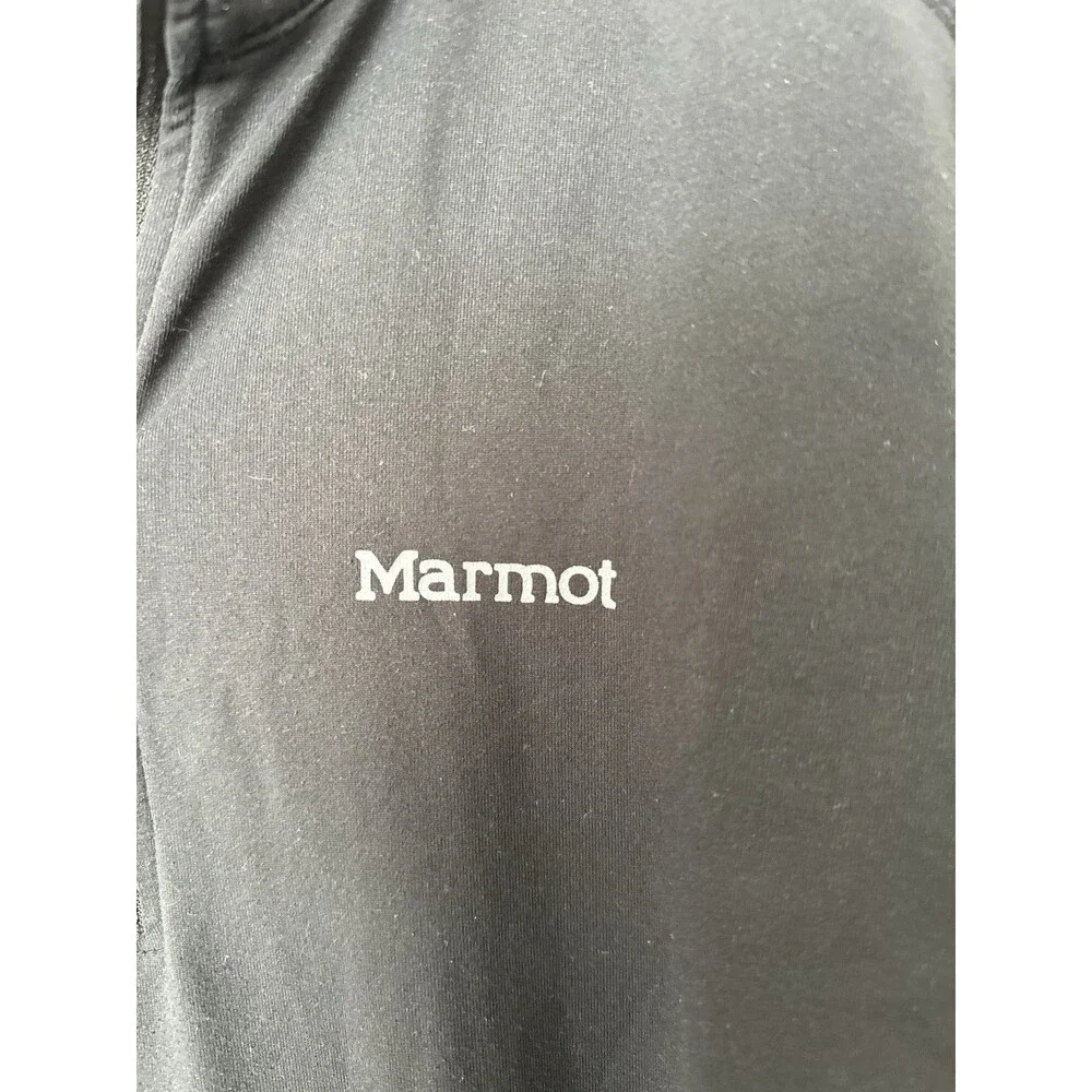 Marmot Mens Size XL Black 1/4 Zip Pullover